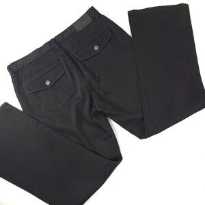 LAUREN RALPH LAUREN CLASSIC BOOTCUT BLACK JEANS WOMEN'S SIZE 10P PETITES STRETCH